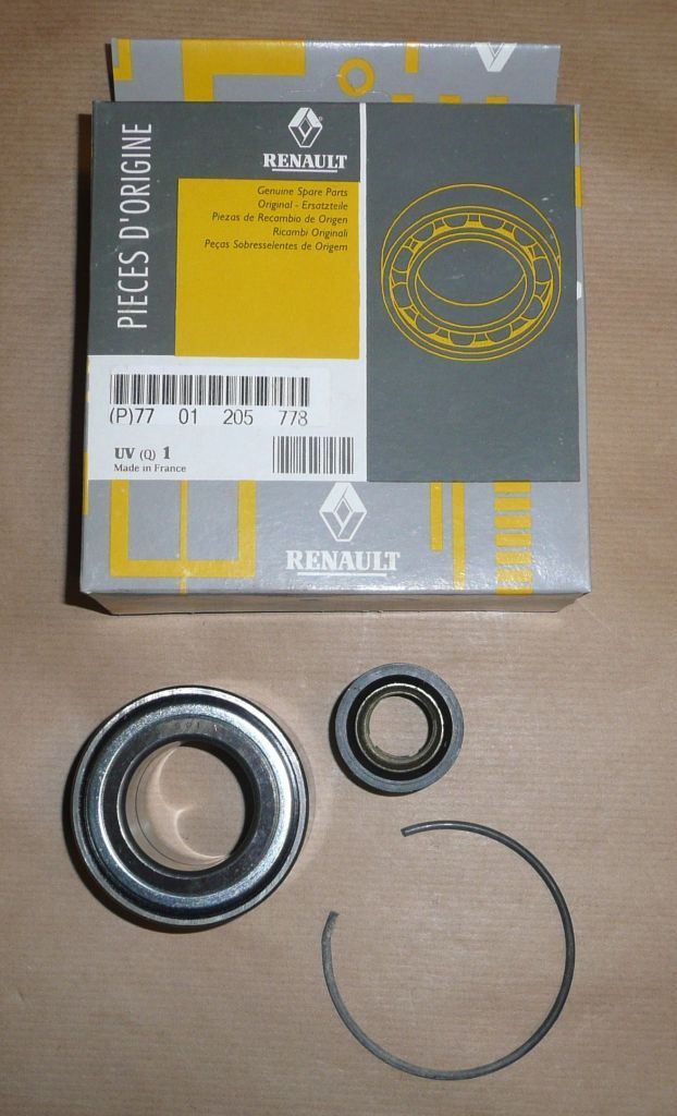 Roulement de roue d’origine Renault — Clio/19/Thalia avant kit — 7701205778 — photographie de la pièce