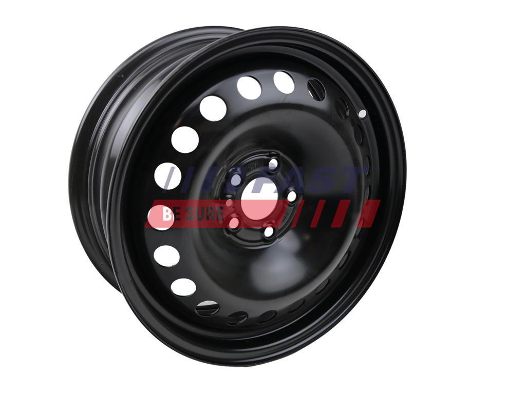 JANTE FIAT DOBLO 09> D`ACIER NOIR 6.0J X 16" | ET36.5 | 5 X 98 CH58.