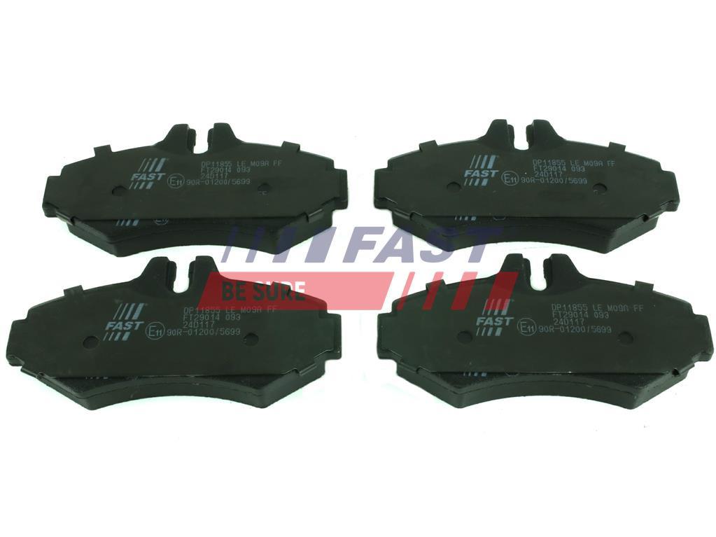 PLAQUETTES DE FREIN MERCEDES SPRINTER 95> 901-905 ARRIÈRE.