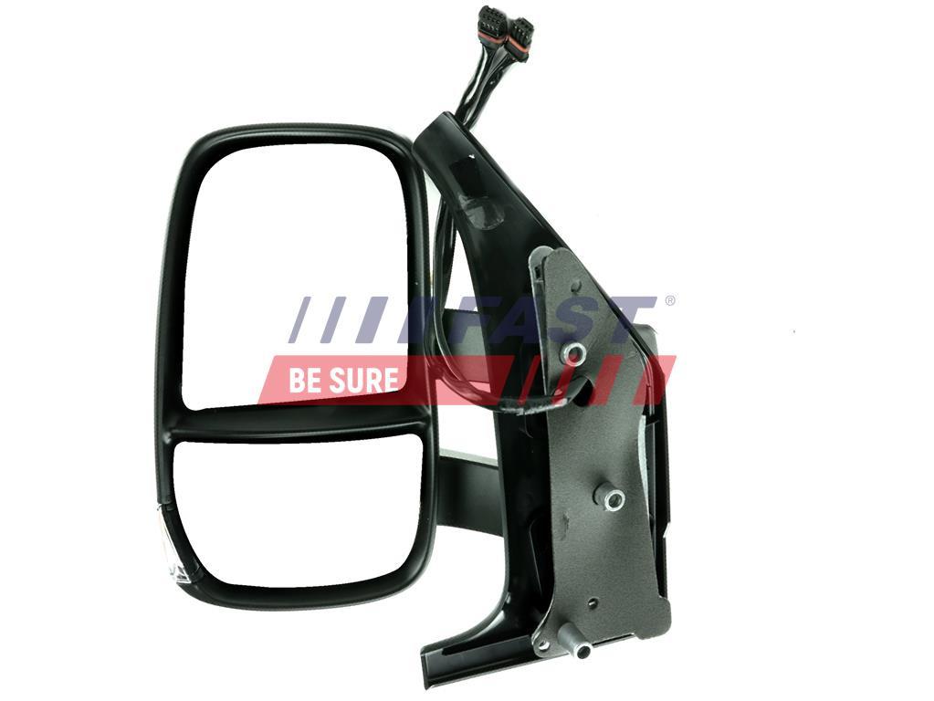 RETROVISEUR EXTÉRIEUR IVECO DAILY 06> ÉLECTRIQUE LONG GAUCHE CHAUFFÉ+CAPTEUR >09 7-PIN + 4-PIN.