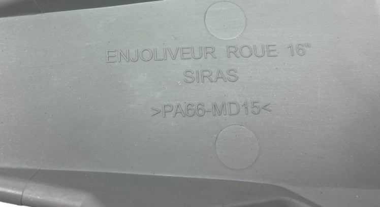 Pièce d'origine Enjoliveur de roue 16 pouces pour Renault Trafic III 403155057R