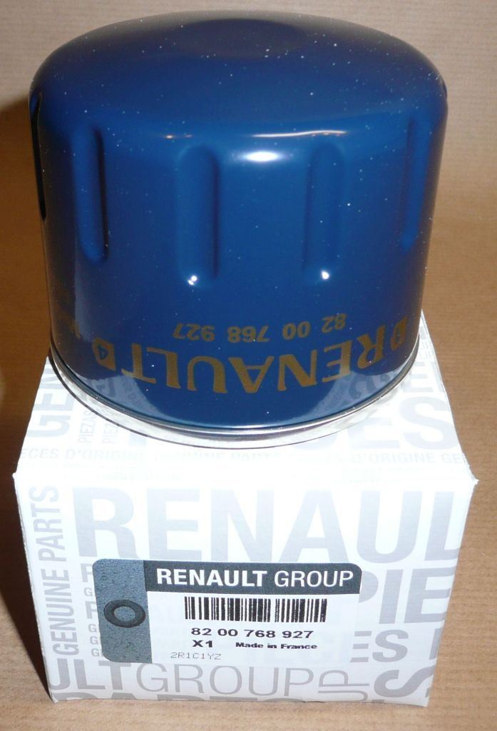 Filtre à huile d’origine Renault — 1.9DCI — 8200768927 — photographie de la pièce