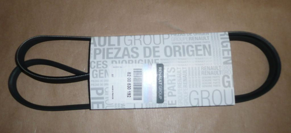 Courroie d’accessoires d’origine Renault — 4PK1538 — 8200830192 — photographie de la pièce