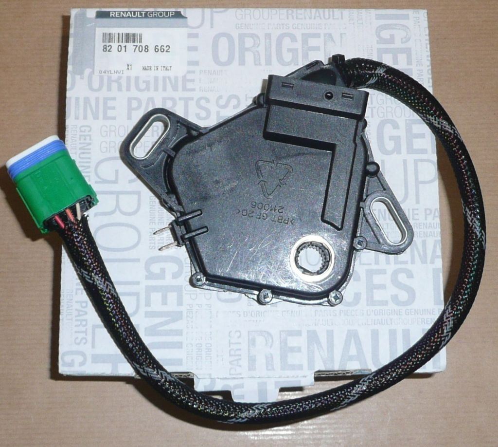 Capteur de position de boîte automatique d’origine Renault — Citroën / Renault AL4/DP0 — 8201708662 — photographie de la pièce