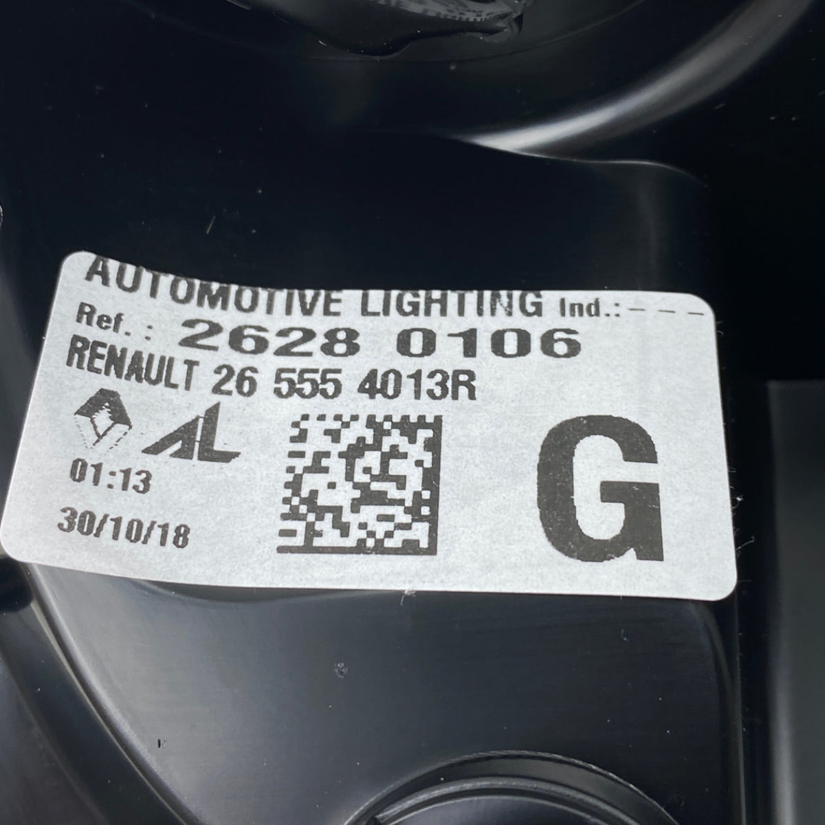Pièce d'origine Feu arrière gauche pour Renault Zoe 265554013R
