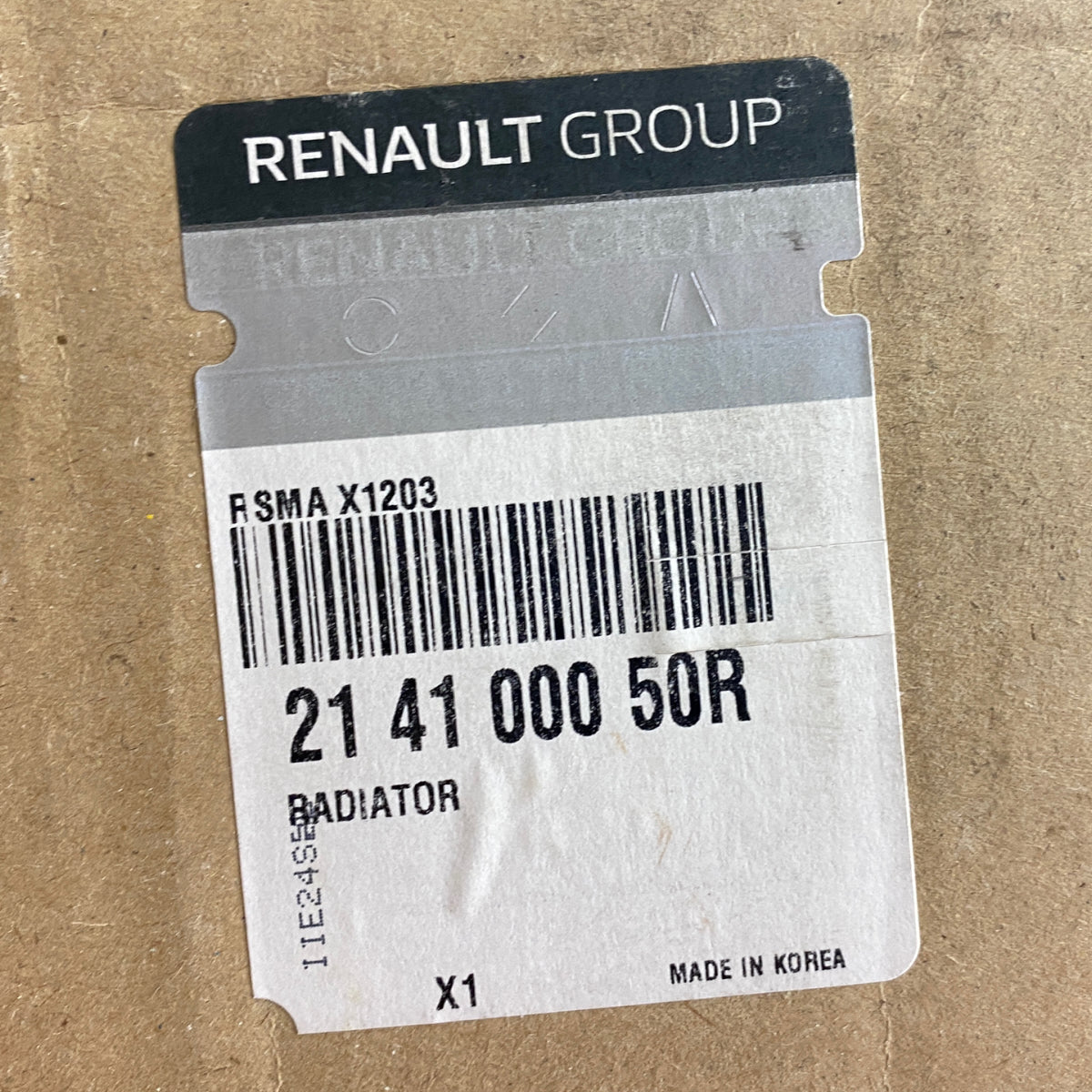 Pièce d'origine Radiateur moteur pour Renault 214100050R