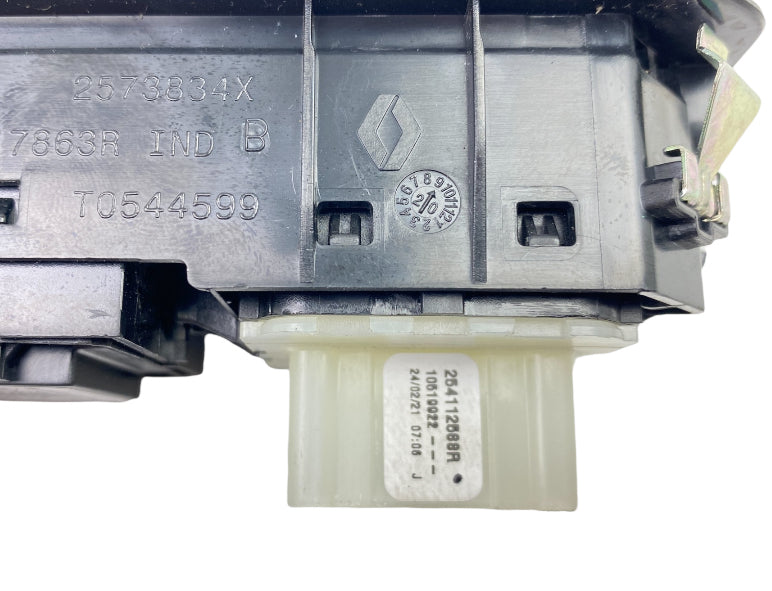 Pièce d'origine Platine de lève-vitres et réglage des rétroviseurs pour Renault 809617863R