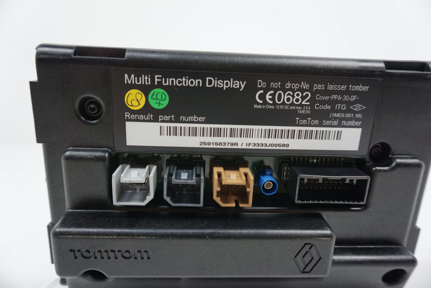 Pièce d'origine Écran de navigation TomTom pour Renault Zoe Clio IV Captur 259156379R