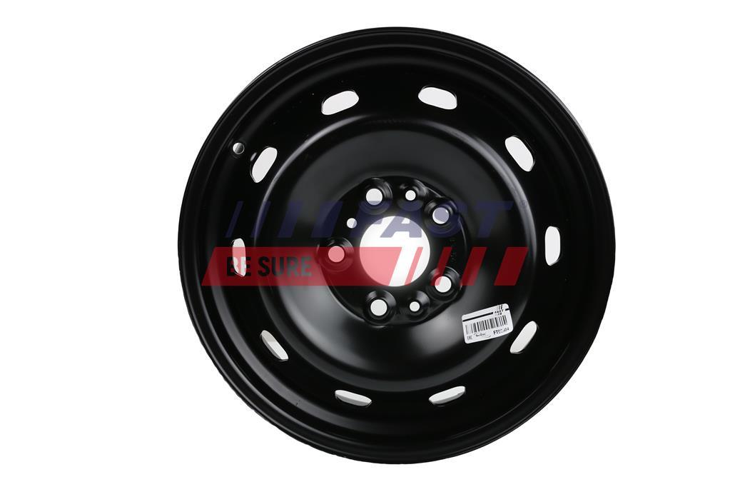 JANTE FIAT DUCATO 14> D`ACIER NOIR 6J X 16" | ET68 | 5 X 118 CH71 LIGHT.