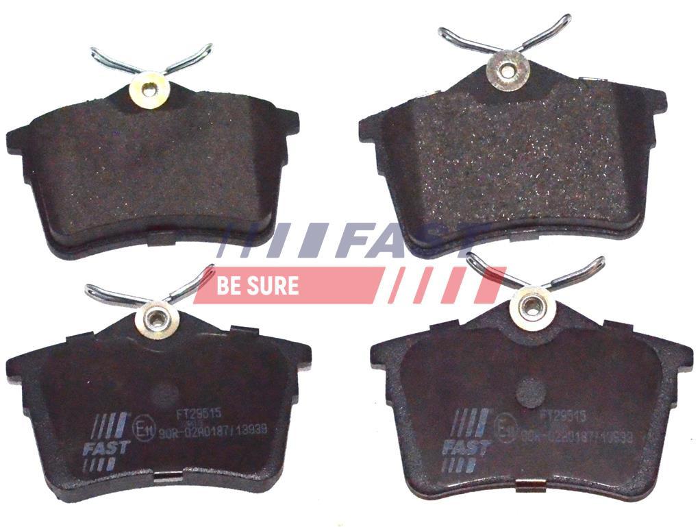 PLAQUETTES DE FREIN CITROEN BERLINGO 08> ARRIÈRE SANS CAPTEUR.