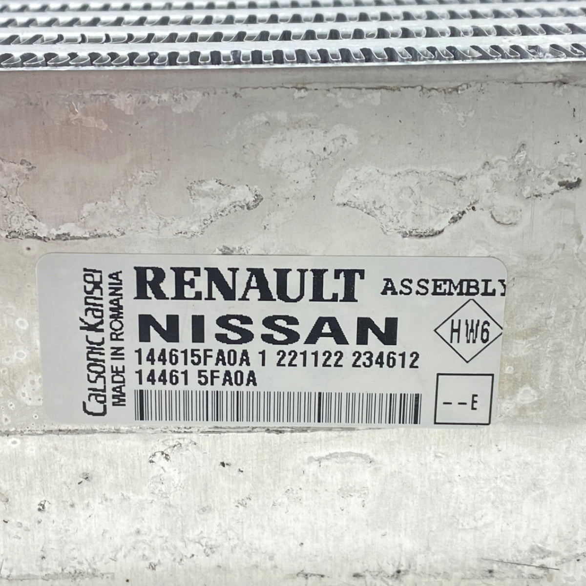 Pièce d'origine Intercooler pour Nissan Micra V K14 144615FA0A