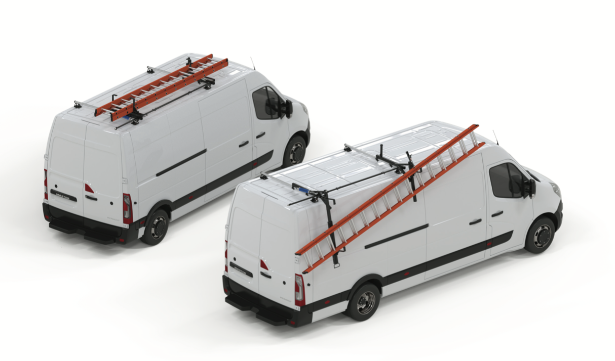 Pièce d'origine Porte-échelle pivotant sur galerie de toit pour Renault Master III 7711785885
