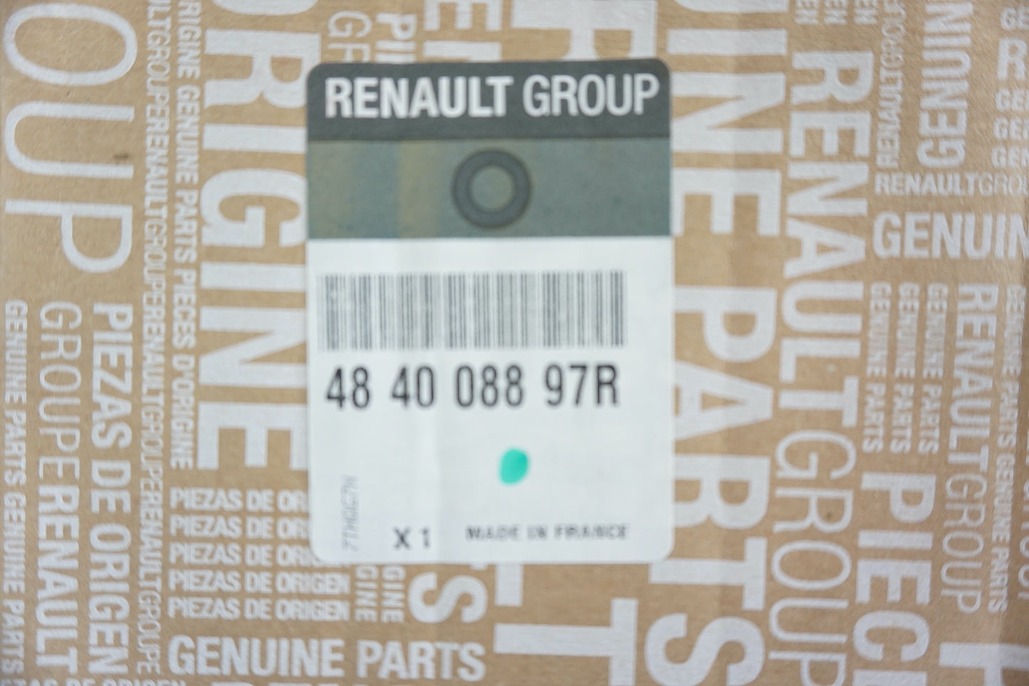 Pièce d'origine Volant cuir chrome pour Renault Megane III 484008897R