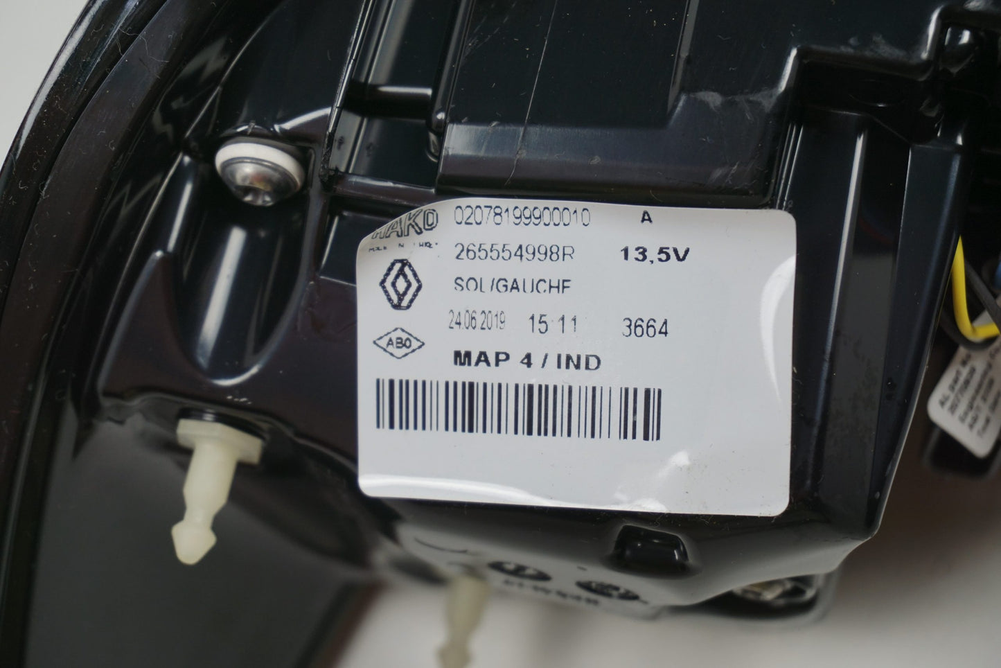 Pièce d'origine Feu arrière LED gauche pour Renault Clio IV phase 2 265554998R