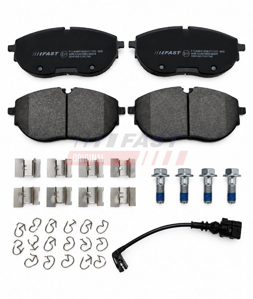 Plaquettes de frein avant pour Volkswagen Transporter T6 — FT14388HD — vue 1