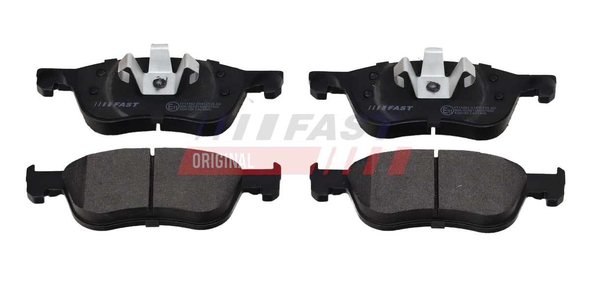 Plaquettes de frein avant pour Ford Transit Courier — FT14392 — vue 1