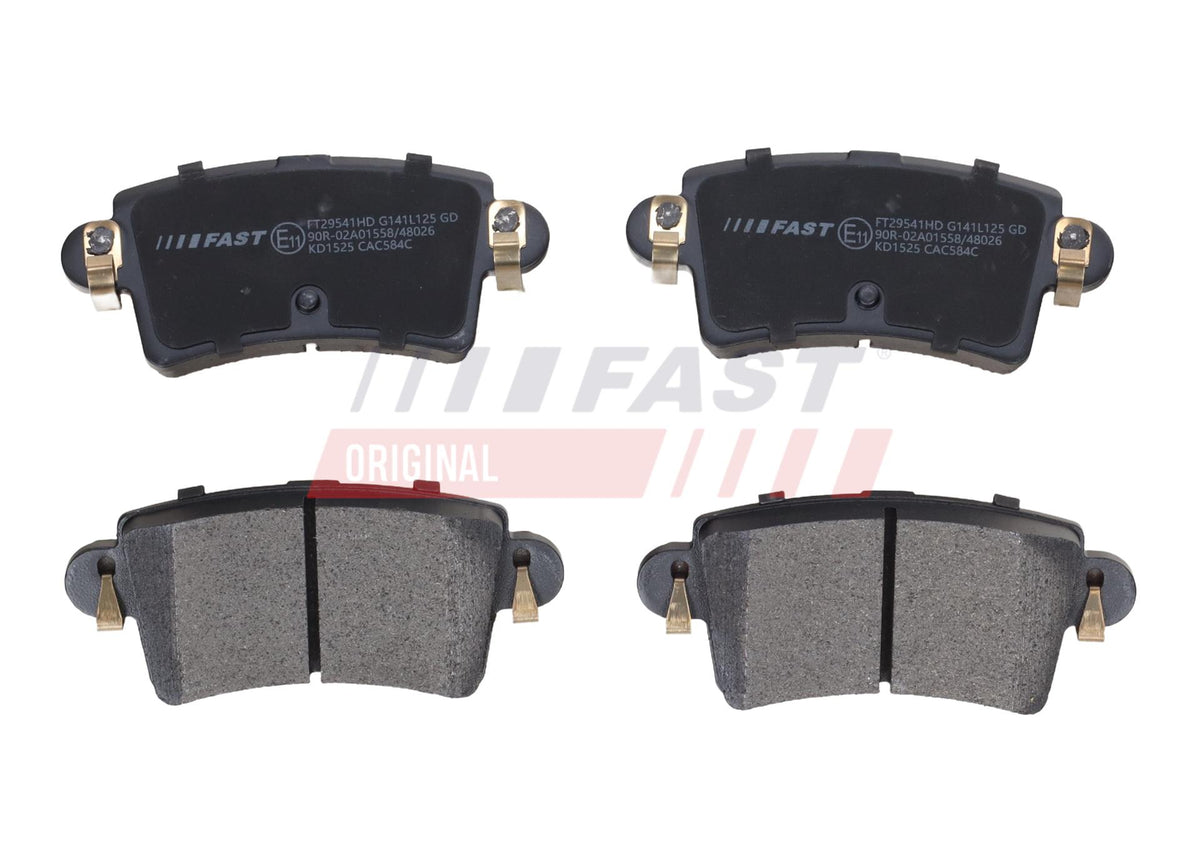 Plaquettes de frein arrière pour Renault Master II — FT29541HD — vue 1