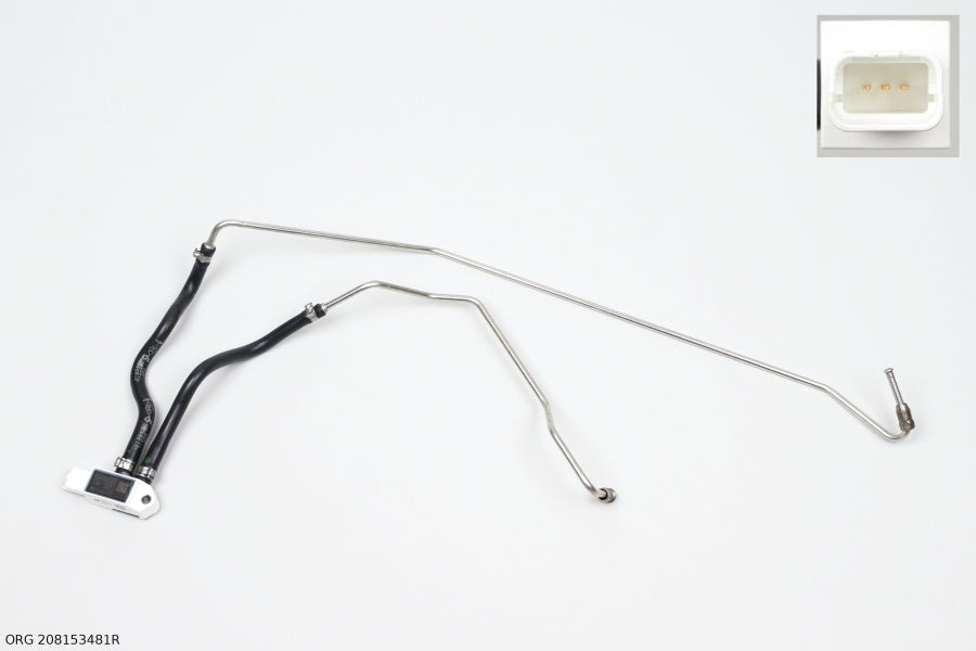 Pièce d’origine capteur de pression des gaz d’échappement avec tuyau pour Renault 2.3 dCi, 208153481R
