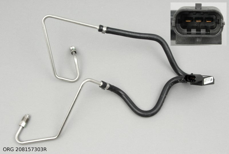 Pièce d’origine capteur de pression des gaz d’échappement avec tuyau pour Renault 2.3 dCi, 208157303R