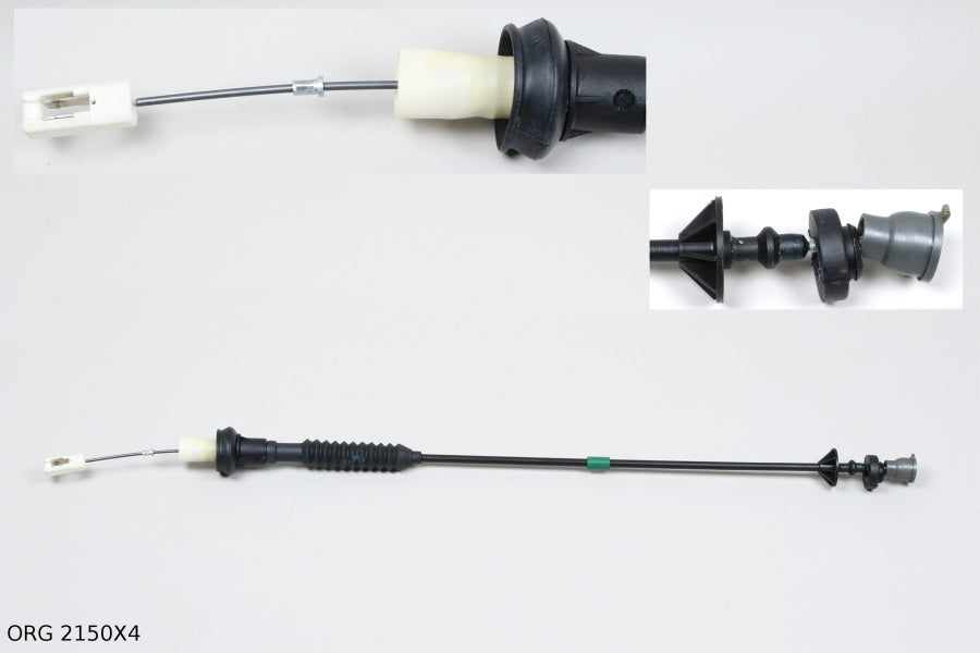 * Pièce d’origine câble d'embrayage pour Peugeot 206 1.9D jusqu’à 2002 à réglage automatique, 2150X4.