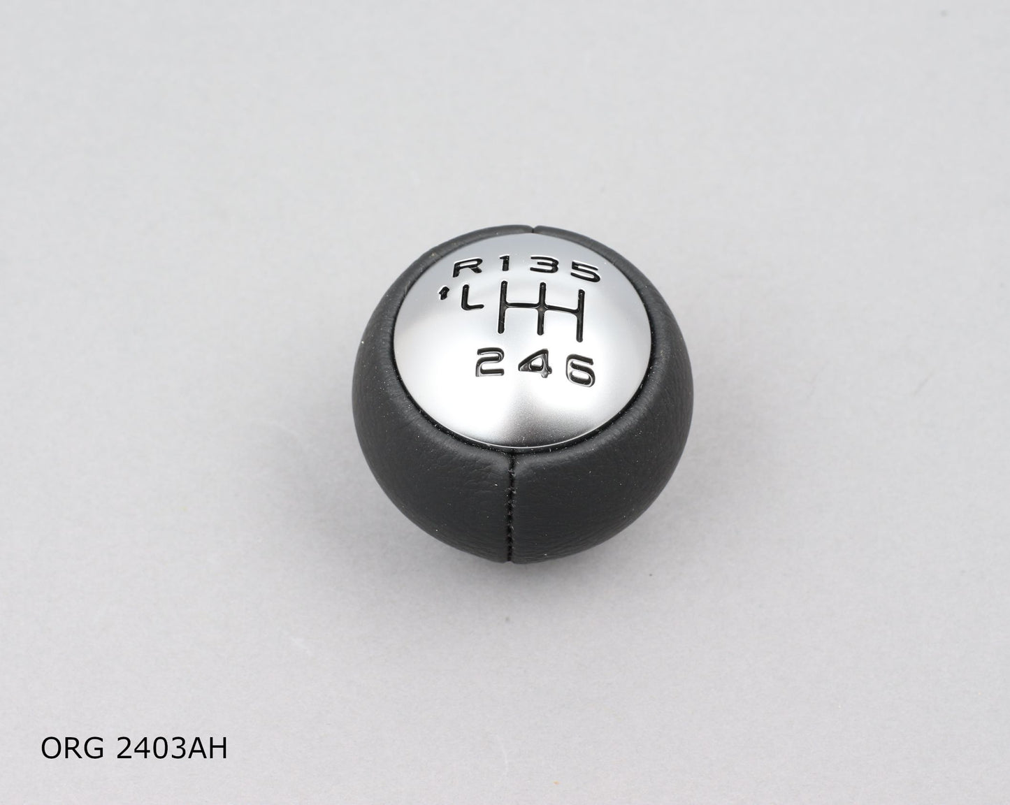 * Pièce d’origine pommeau de levier de vitesse pour Citroën/Peugeot 6B Peugeot 307/407 alu satiné, 2403AH.