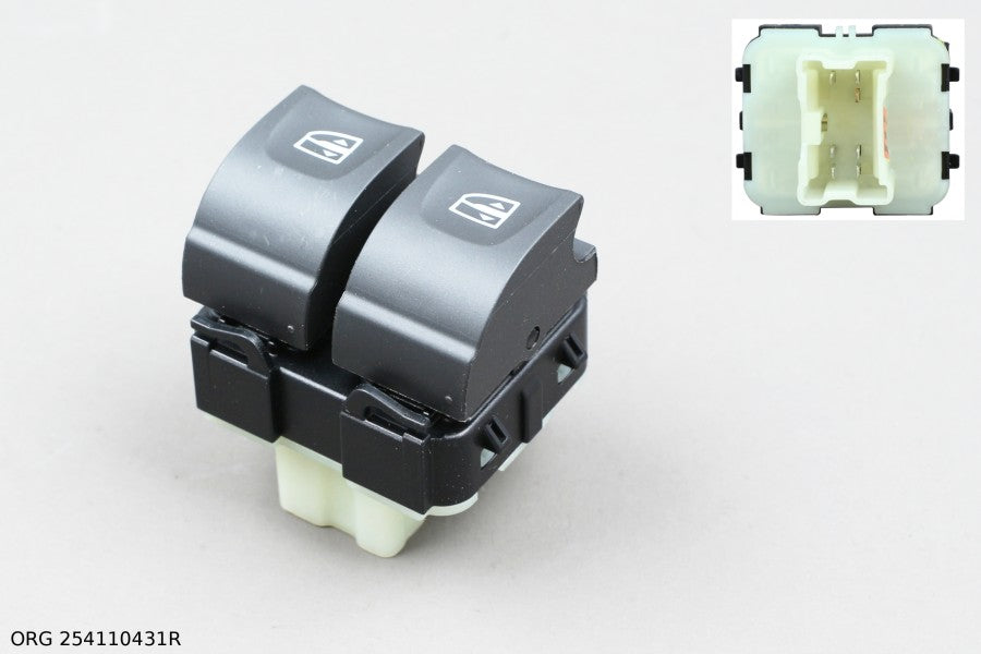 Pièce d’origine interrupteur de lève-vitre 13- pour Renault Kangoo, 254110431R