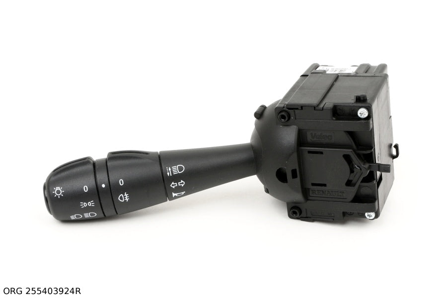 Pièce d’origine commutateur d’éclairage 12-, sans antibrouillards, avec avertisseur pour Dacia Logan / Dacia Sandero, 255403924R