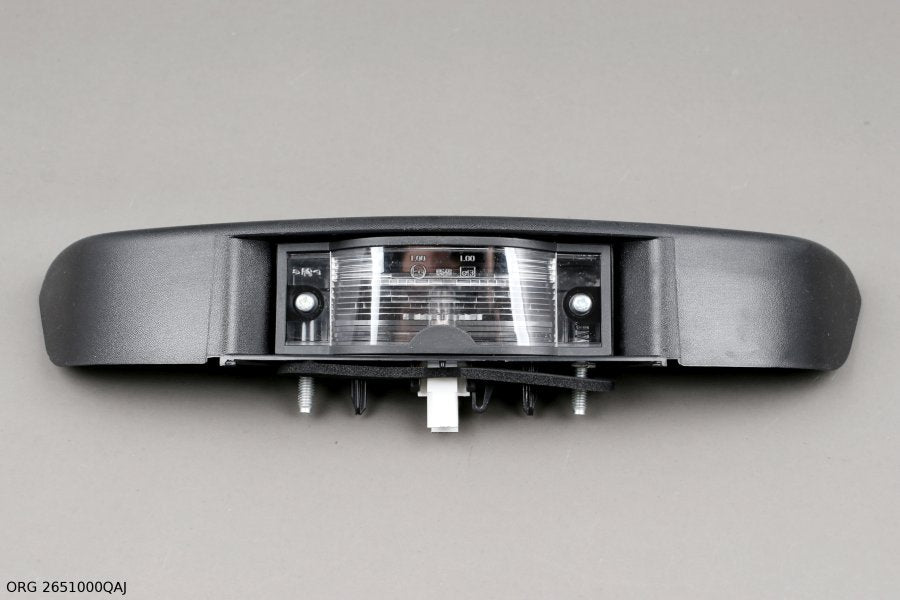 * Pièce d’origine éclairage de plaque d'immatriculation pour Renault Trafic II jusqu'à 2014, 2651000QAJ.
