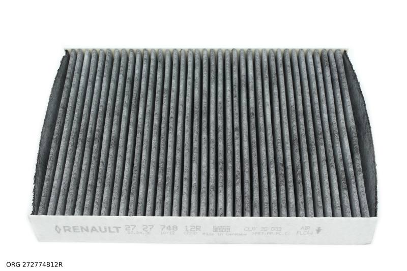Pièce d’origine filtre d’habitacle 16-, à charbon actif pour Renault Mégane, 272774812R