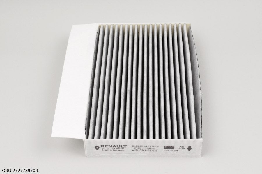 Pièce d’origine filtre d’habitacle 08-, à charbon actif pour Renault Mégane, 272778970R
