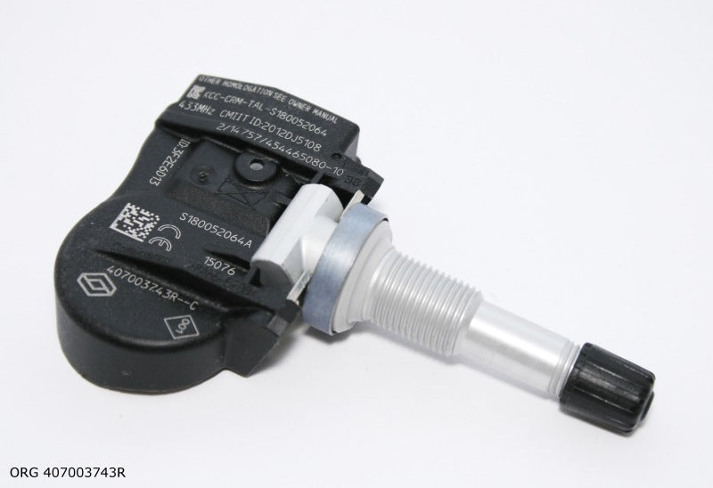 *Pièce d'origine capteur de pression des pneus TPMS pour Renault Megane/Laguna 07-, 407003743R.
