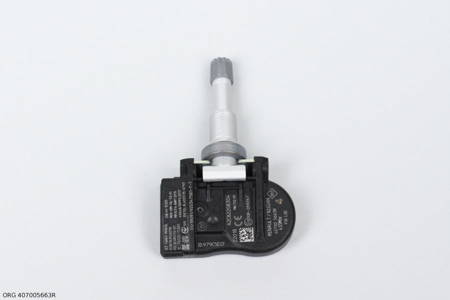 *Pièce d'origine capteur de pression des pneus TPMS pour Renault Megane 15-, 407005663R.