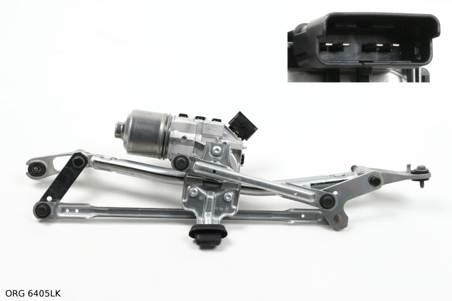 *Pièce d’origine mécanisme d’essuie-glace pour Citroën Berlingo / Peugeot Partner (depuis 2008) avant, avec moteur, 6405LK, 6405.LK.