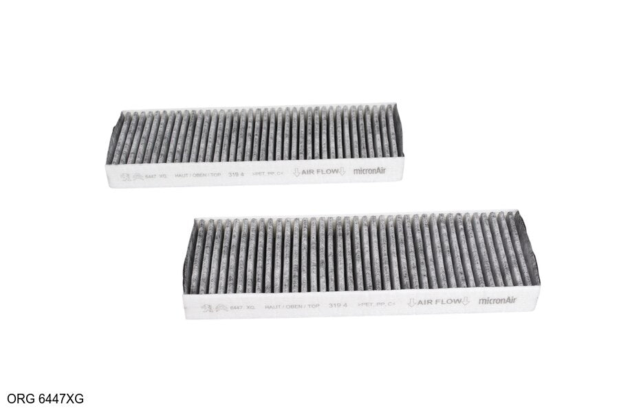 *Pièce d’origine filtre d’habitacle pour Citroën Berlingo / Peugeot Partner (depuis 2008) / C4 Picasso, charbon actif, 6447XG, 6447.XG.