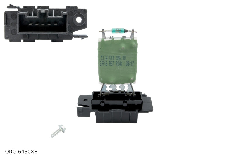 *Pièce d’origine résistance de pulseur d’habitacle pour Citroën Jumper / Expert (depuis 2007), avec climatisation manuelle, sans climatisation, 6450XE, 6450.XE.