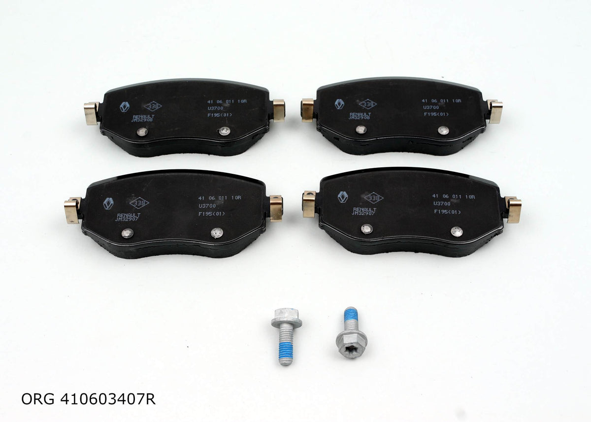 Plaquettes de frein avant d'origine Renault Mégane IV 2016- 280 mm 410603407R - vue 2