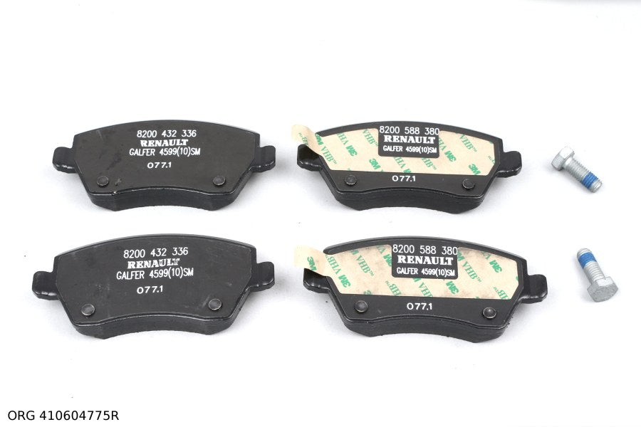 Plaquettes de frein avant d'origine Renault Clio III Modus 410604775R - vue 2