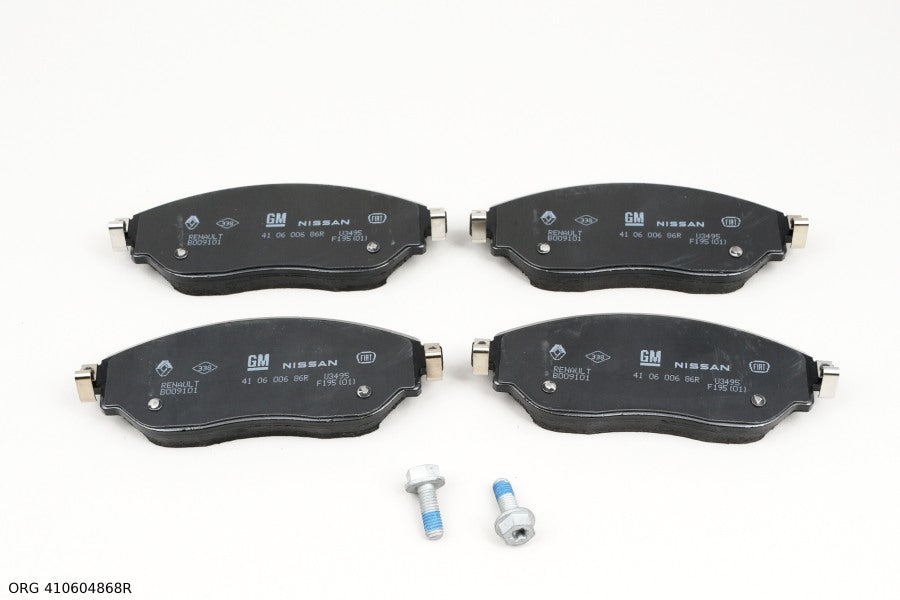 Plaquettes de frein avant d'origine Renault Trafic III 2014- 410604868R - vue 2