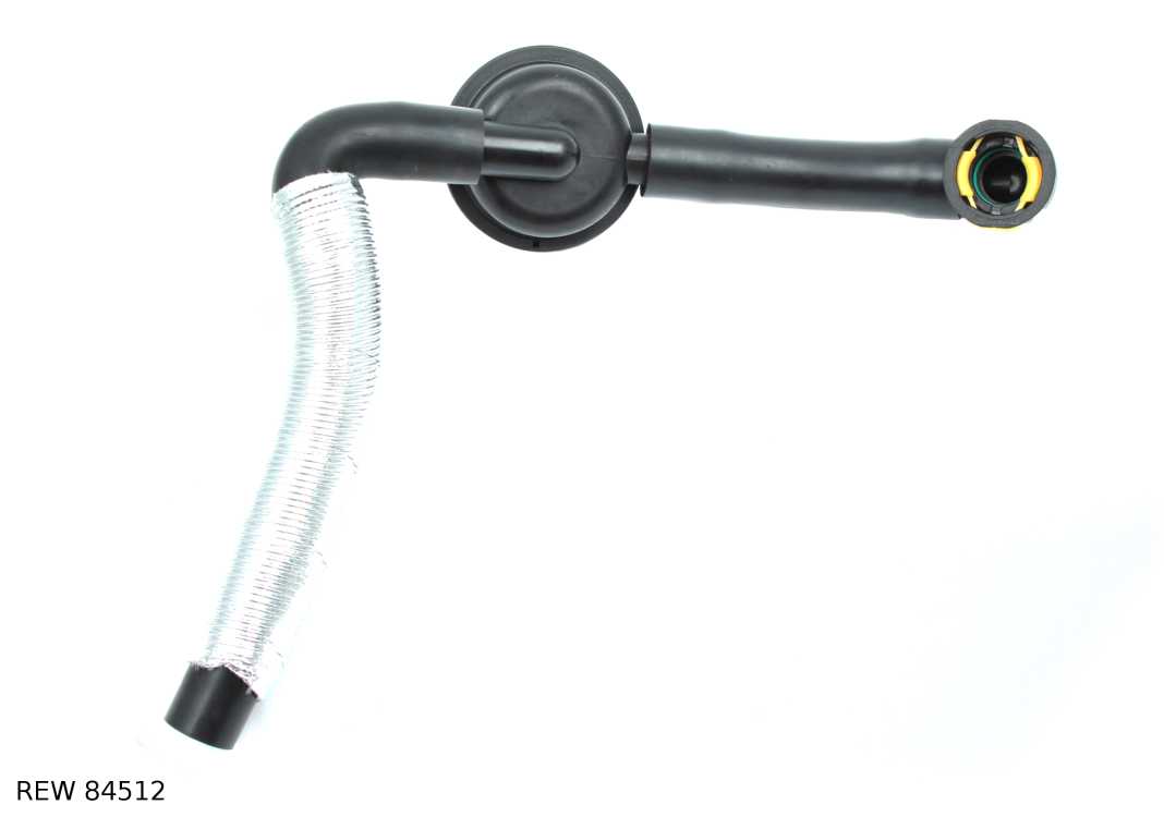Durite de reniflard moteur — Renault 2.2 et 2.5 dCi, avec soupape — REW 84512 — vue 2