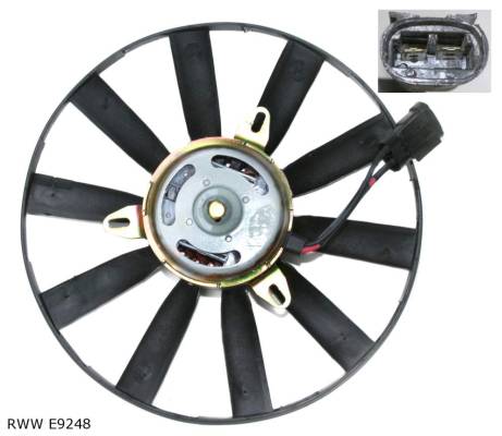 Ventilateur de refroidissement moteur — Renault 19 / Clio à partir de 1998 — diamètre 290 mm — RWW E9248 — vue 2