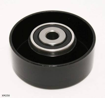 Galet de courroie d’accessoires — Citroën / Peugeot — 1.1 à 1.6 — jusqu’à 2002 — 70 × 27 × 10 mm — comparaison VKM33023 — XM250 — vue 2