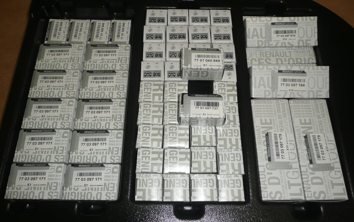 Coffret de 120 ampoules pour Renault — 7711429924 — vue 2