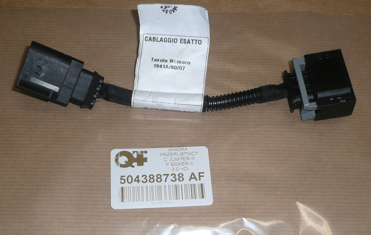 Faisceau de boîtier papillon 1636.71 d’origine pour Citroën Jumper III — 504388738 AF — vue 1