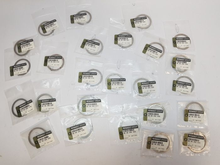 Cales rondelles de réglage boîte de vitesse PK6 Renault - 7701471588.