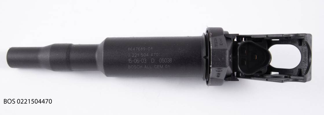 Bobine d’allumage Bosch pour Citroën et Peugeot 1.4 / 1.6 16V EP3C / EP6C — BOS 0221504470 — vue 1
