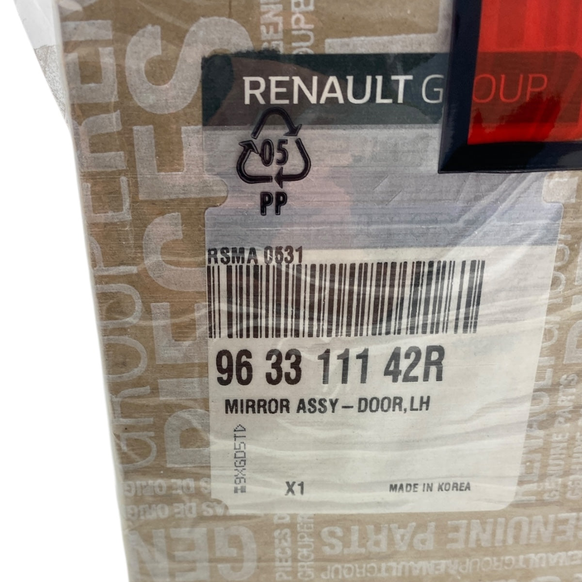 Pièce d'origine rétroviseur gauche 9 broches pour Renault Arkana 963311142R