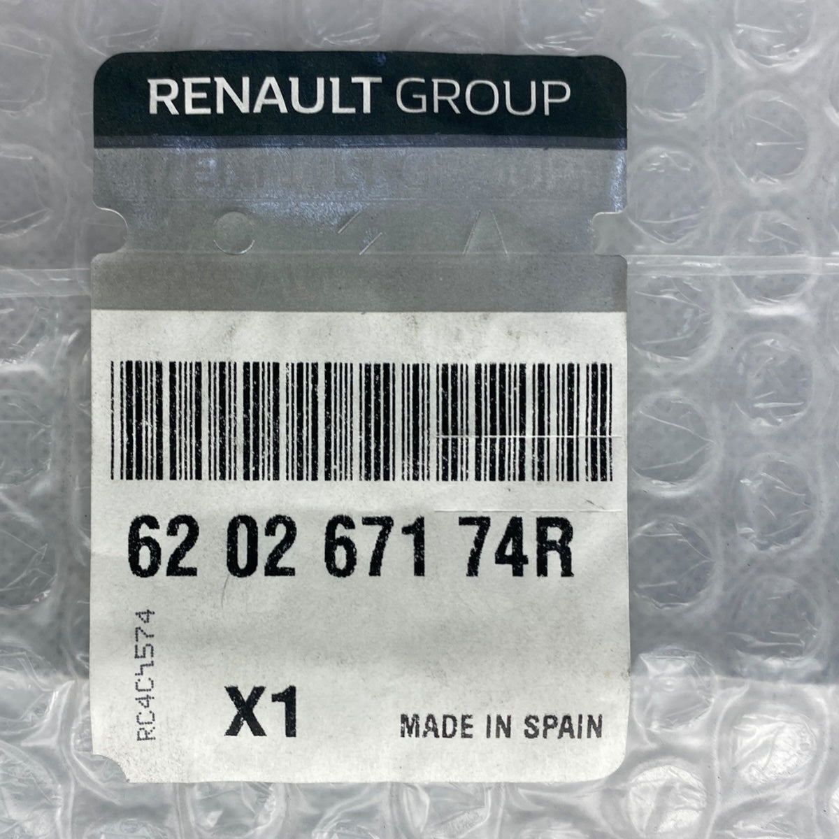 Pièce d'origine enjoliveur spoiler de pare-chocs avant argent pour Renault Kadjar 620267174R.