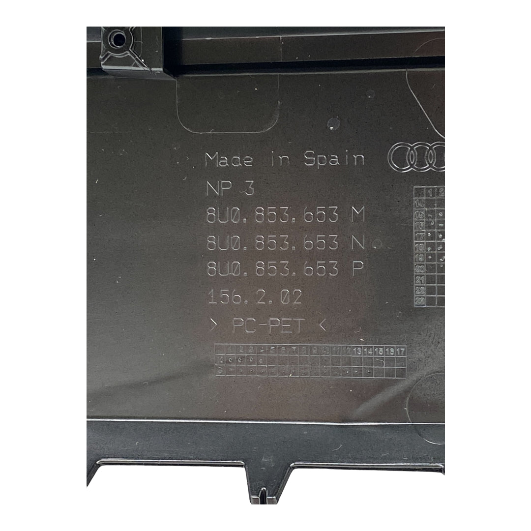 Pièce d'origine Calandre pour Audi Q3 8V phase 2 8U0853653M