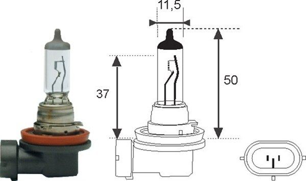 Ampoule automobile — Magneti Marelli 002549100000
