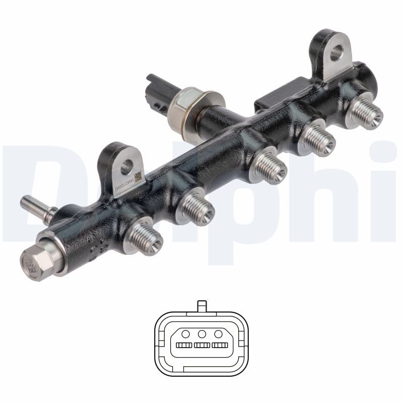 Rampe d’injection de carburant — Delphi 28285170-12B1